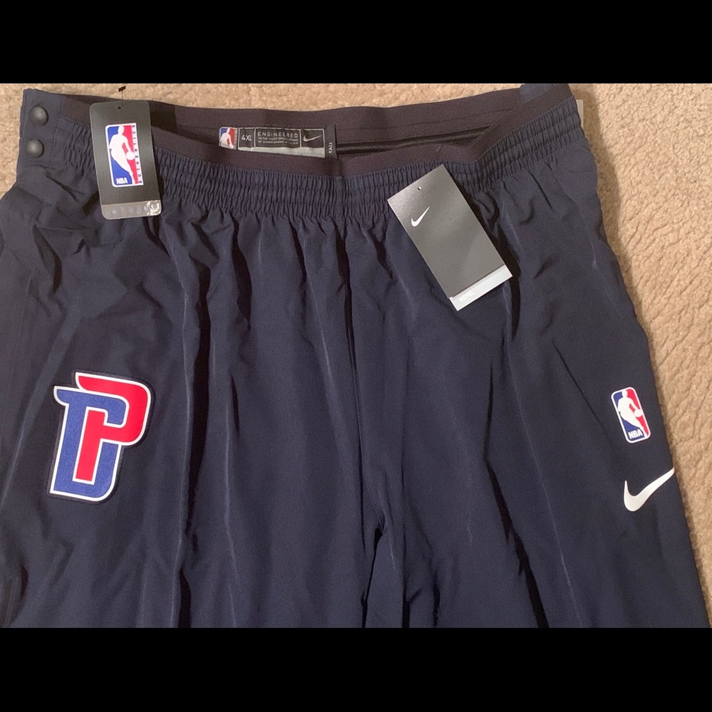 NIKE NBA Authentic Detroit Pistons Tearaway Pants